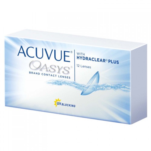 Acuvue Oasys with hydraclear plus 12 линз