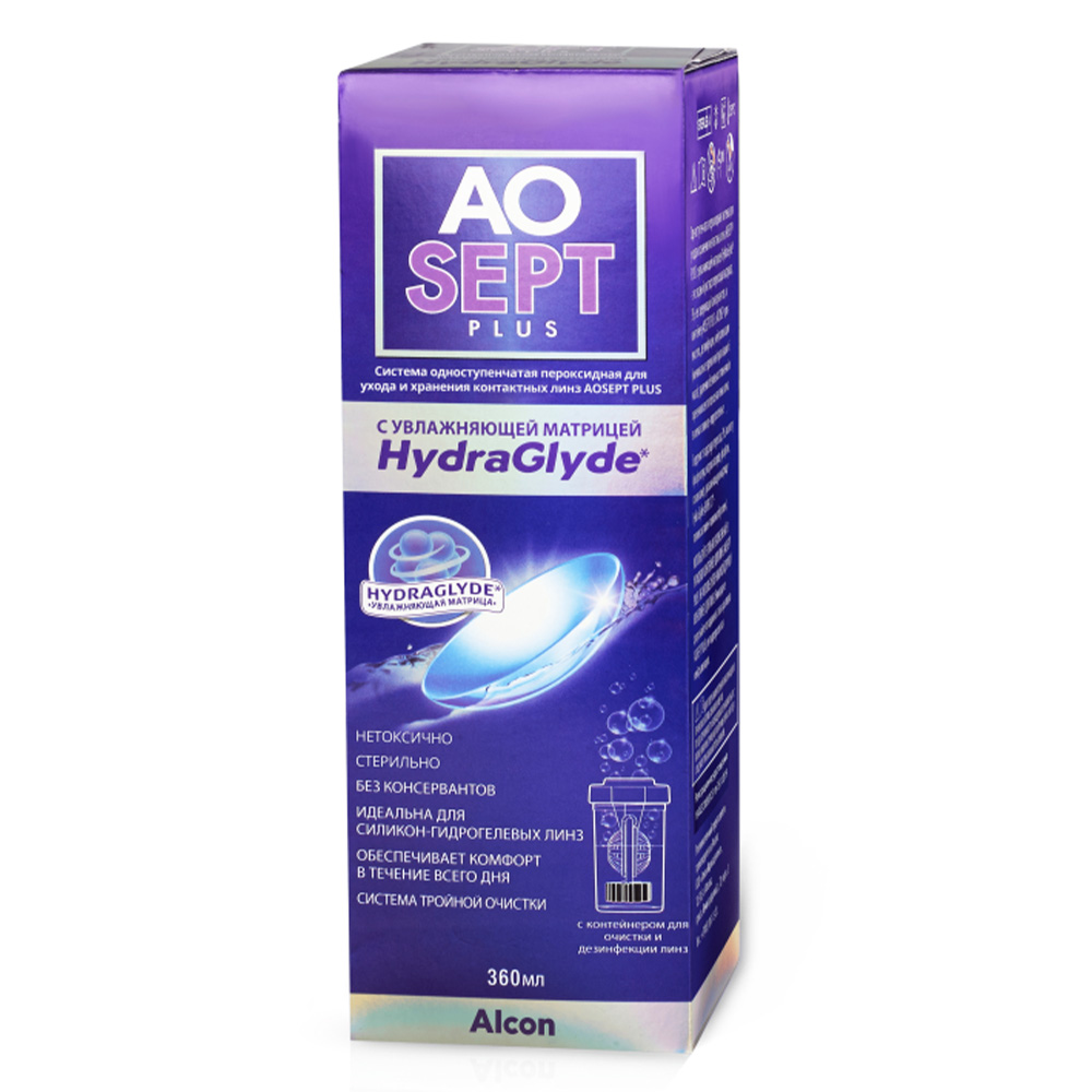 AOSEPT Plus Hydraglyde, 360 мл